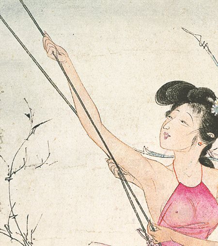 桓仁-胡也佛的仕女画和最知名的金瓶梅秘戏图